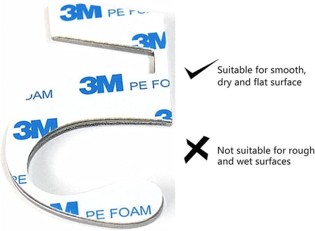 Detalle de Sinxioer Edelstahl-Hausnummer, selbstklebend, Höhe 5 cm (50 mm) – Ziffer 9