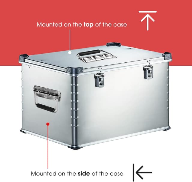 Detalle 2 de Supaway Federklappgriff aus Edelstahl 304, 140 mm