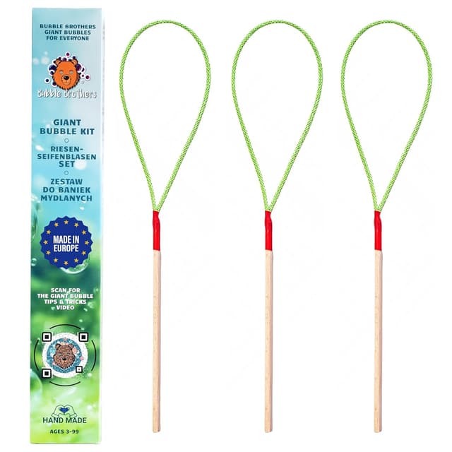 Detalle de Bubble Brothers Riesenseifenblasen Set 3x 50 cm