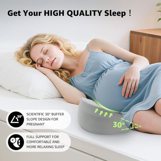 Thumbnail 2 de BRO Pregnancy Pillow Memory Foam 1 Wedge for Maternity