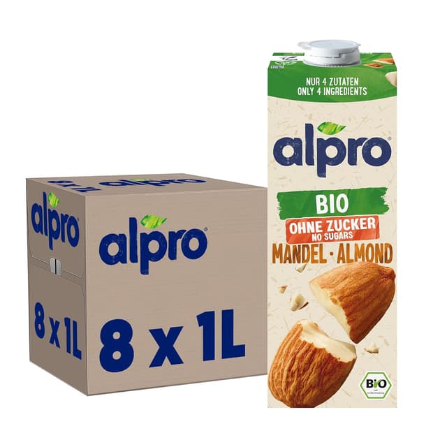 Imagen de Alpro Bio Mandeldrink ohne Zucker 8Ă1 l đ„ en OfertitasTOP