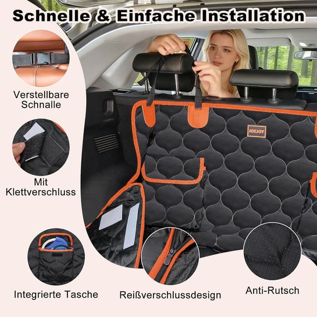 Detalle de JOEJOY Kofferraumschutz Hund 185×105 cm