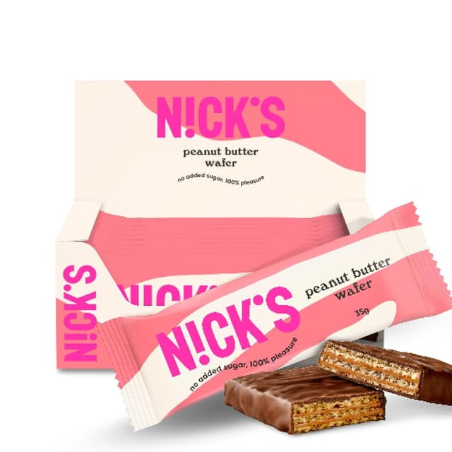 Detalle de NICKS Riegel Peanut Butter Wafer 160 kcal 🍫