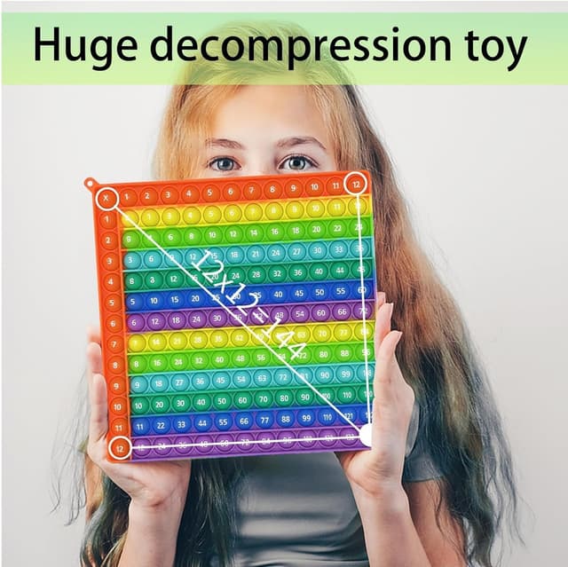 Detalle 2 de hupopo Pop it Multiplikationstabelle 12x12