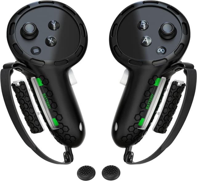Detalle de Meta Quest 3S Controller Grips with Thumbstick Covers
