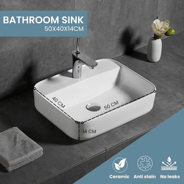 Thumbnail 1 de Magic Select Lavabo ceramica 50x40x14 cm