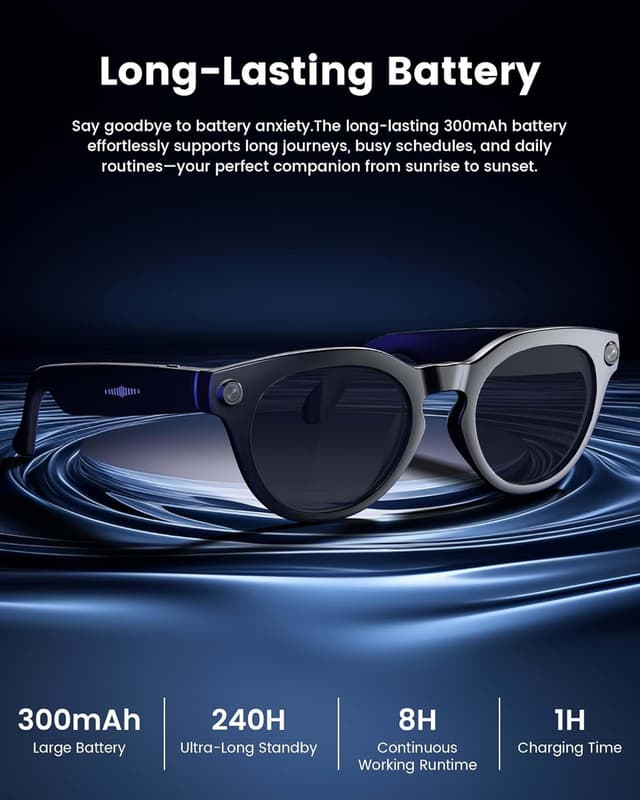 Thumbnail 6 de Orpnkna Smart Glasses 8MP Camera