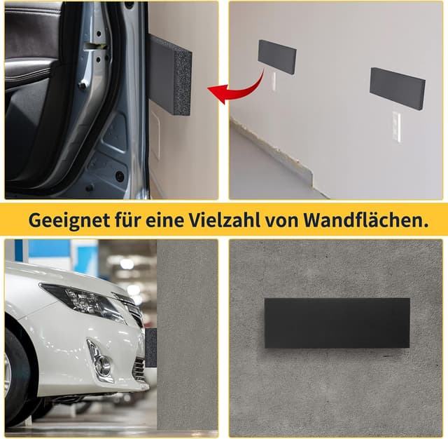 Thumbnail 6 de Garagen Wandschutz 4er Set Selbstklebend 30x10x3 cm