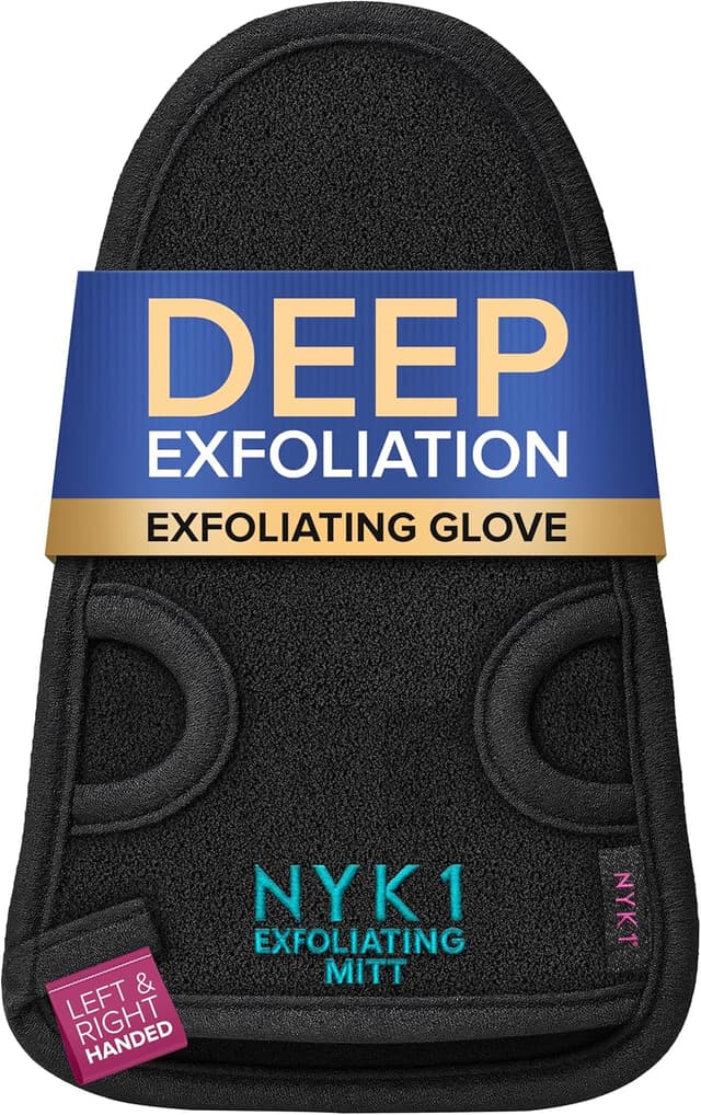 Detalle de DEEP Exfoliation Body Exfoliator Mitt for Dead Skin Removal (1 Glove) – washable exfoliating glove