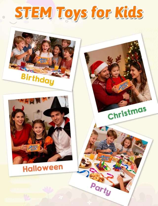 Thumbnail 6 de Riswistoy Mini Magnetic Tiles 26 Piece