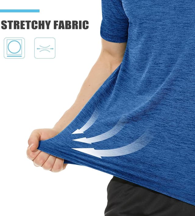 Detalle 1 de TACVASEN maglietta running asciugatura rapida