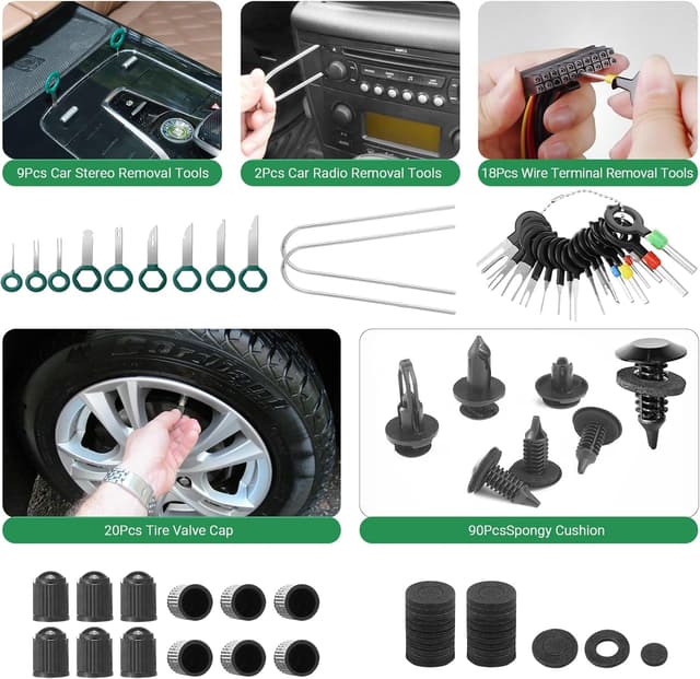 Thumbnail 5 de Uolor 415pcs Trim Removal Tool kit for cars 🛠