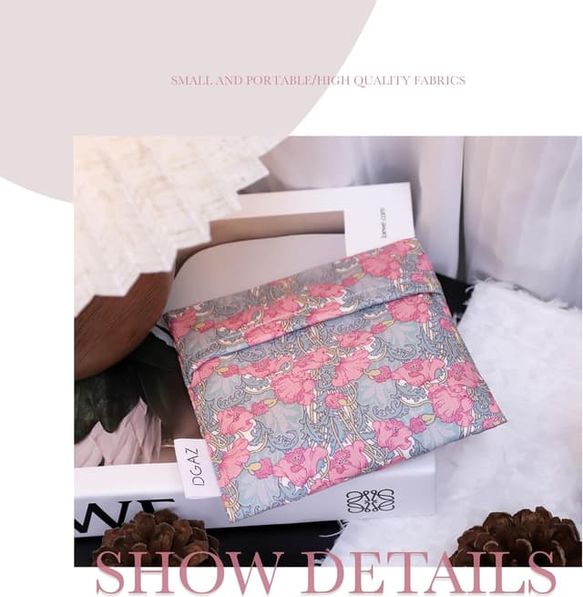 Detalle 2 de DGAZ DGAZ sanitary napkin storage bag 5.1in