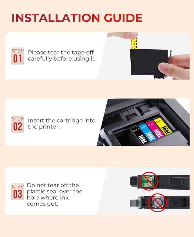 Thumbnail 4 de ejet 20-Pack 16XL Ink Cartridges for Epson