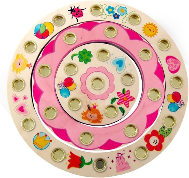 Detalle de Hess Holzspielzeug 15629 Geburtstagsring 22 cm