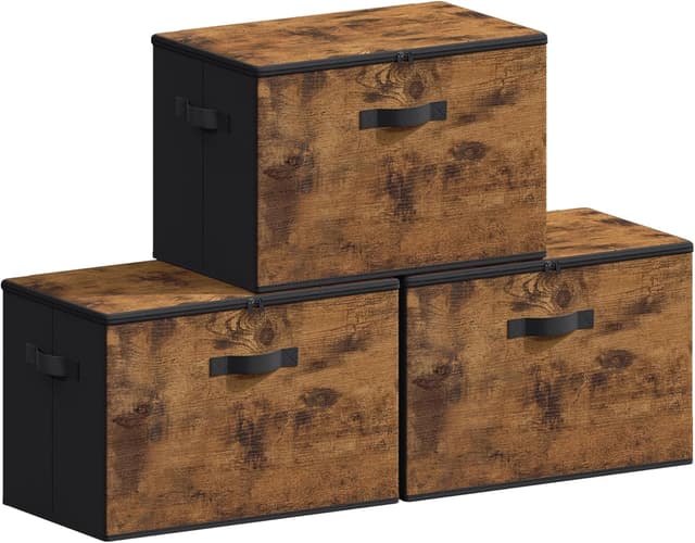 Detalle de SONGMICS scatole portaoggetti 45 L