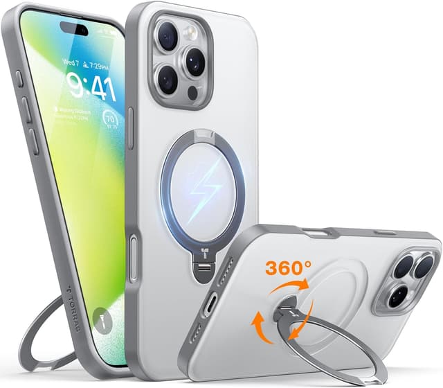 Detalle de TORRAS iPhone 16 Pro Max MagSafe stand 360°