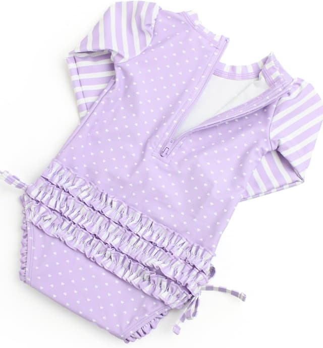 Thumbnail 4 de RuffleButts UPF 50+ Long Sleeve Swimsuit