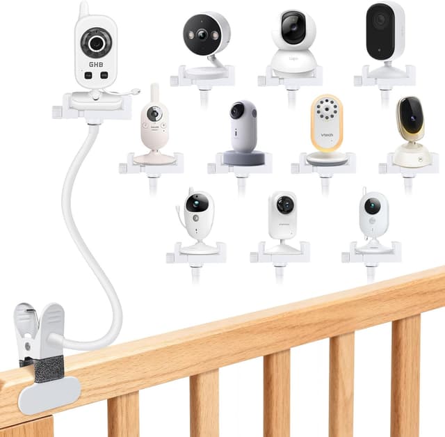 Detalle de ToyGem Halterung für GHB Babyphone — universeller Ständer für Babykamera