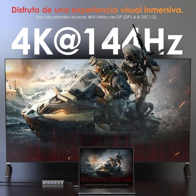 Thumbnail 2 de WAVLINK Docking USB-C para dos monitores 100W PD