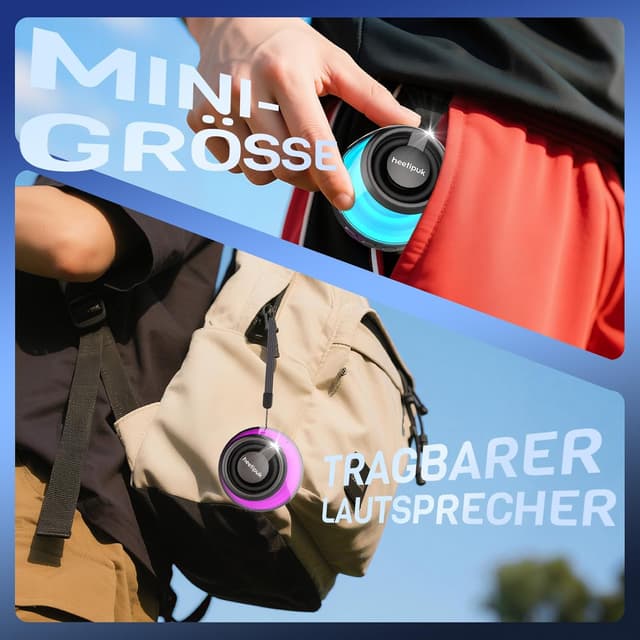 Detalle 2 de heetipuk Magnetischer Bluetooth Lautsprecher 5W