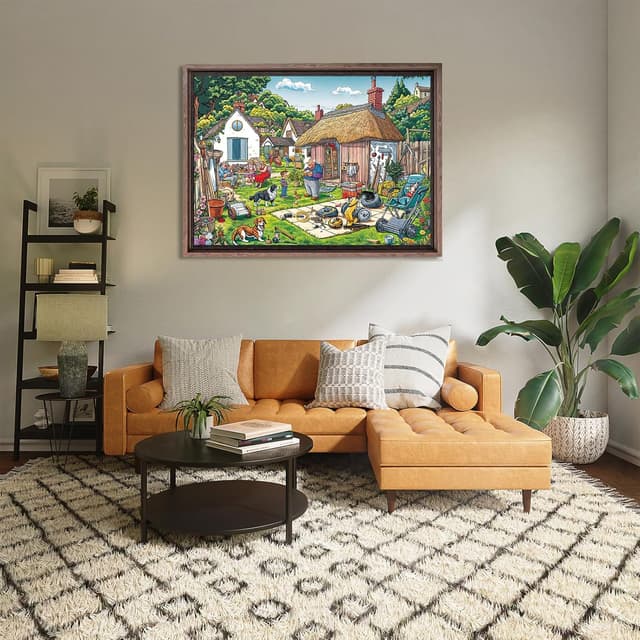 Thumbnail 6 de Jigsaw Puzzles for Adults 1000 Warm courtyard