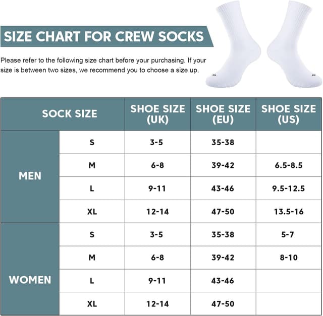 Detalle de Coskefy walking socks, 6 pairs