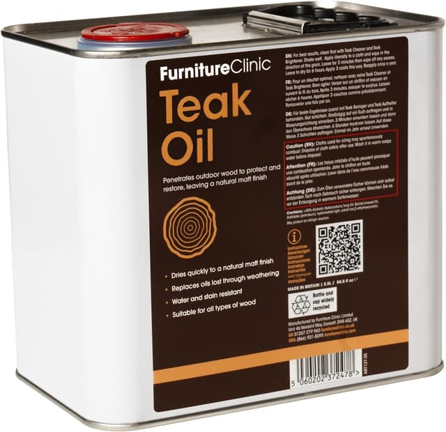 Imagen de Furniture Clinic Olio per Teak 2,5 L en OfertitasTOP