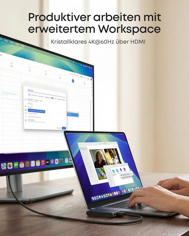 Detalle de Anker Nano Hub 85W USB-C 6‑in‑1