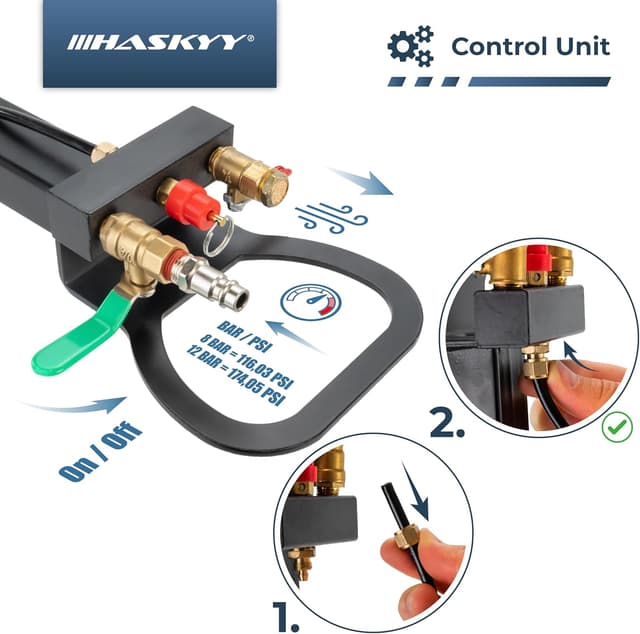 Thumbnail 3 de HASKYY Pneumatischer Wagenheber 5T 150–400mm