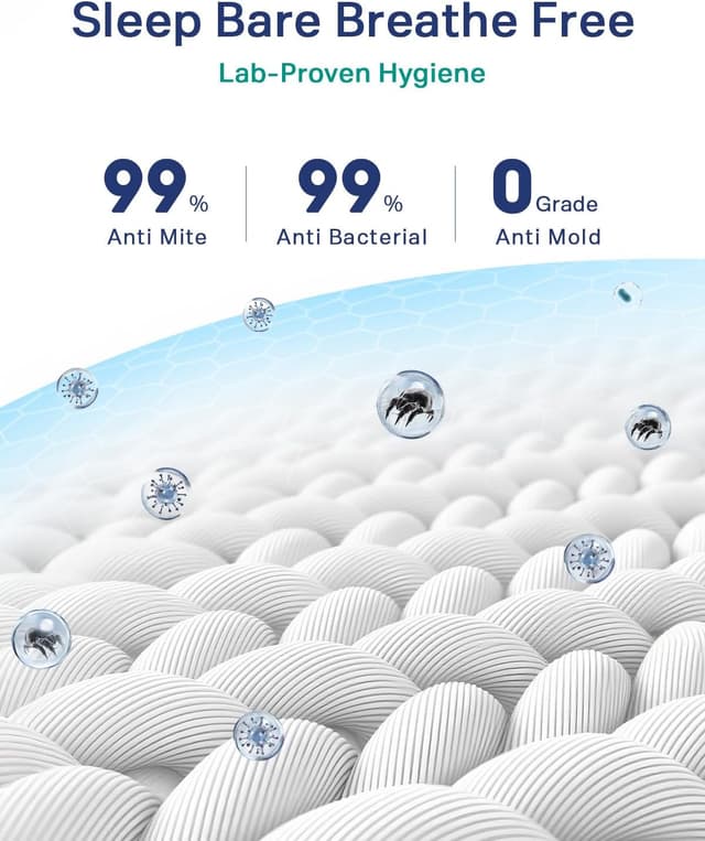 Thumbnail 6 de NewentorLife 7cm Firm Memory Foam Topper 7cm mattress topper