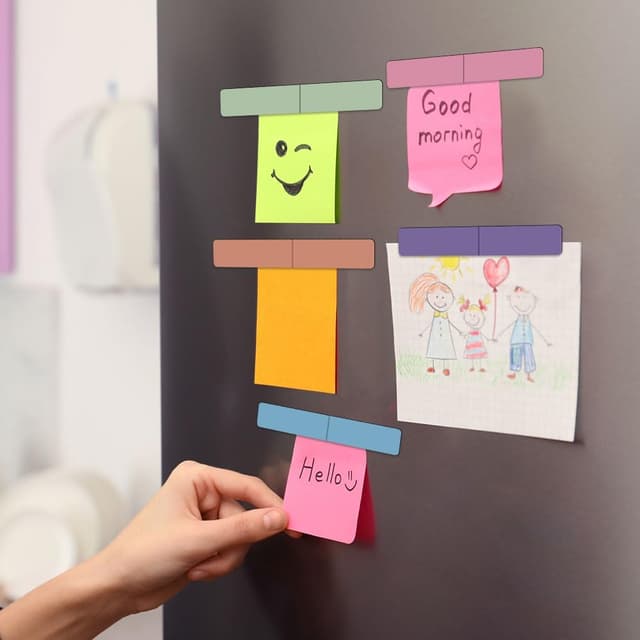 Detalle de Vicloon Magnetische Lesezeichen (Morandi), 30er-Set – magnetische Seitenmarkierungen