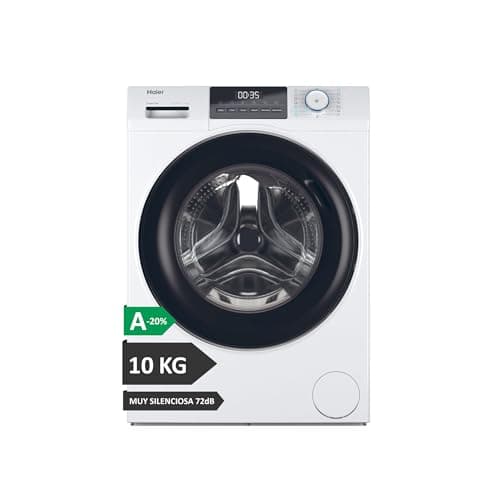 Detalle de Haier I-Pro Series 1 HW100-BP14929A-S, lavadora de carga frontal 10 kg con vapor y motor Inverter