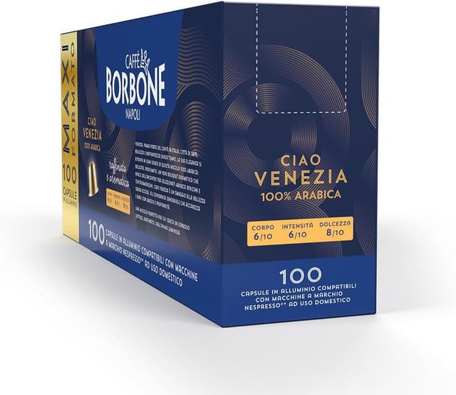 Thumbnail 6 de Caffè Borbone Miscela Ciao Venezia – 100 capsule in alluminio (10 confezioni da 10), compatibili Nespresso*