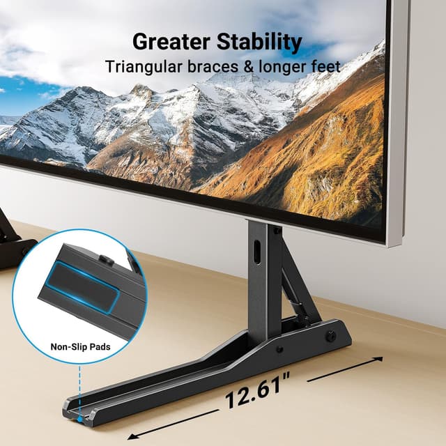 Thumbnail 4 de PERLESMITH Universal TV Stand 110 lbs