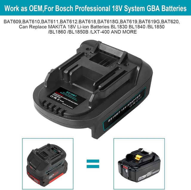 Thumbnail 6 de Adaptateur batterie USB Powarobor 18 V