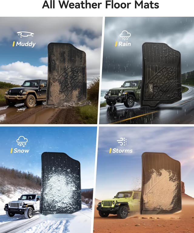 Thumbnail 6 de 3W Floor Mats Cargo Liner 2018-2026