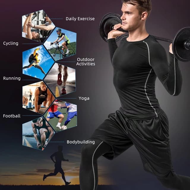 Thumbnail 5 de Sillictor Long Sleeve Compression Base Layer UPF50+