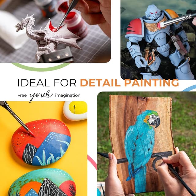 Thumbnail 6 de Nicpro Feine Pinsel – 31-teiliges Set