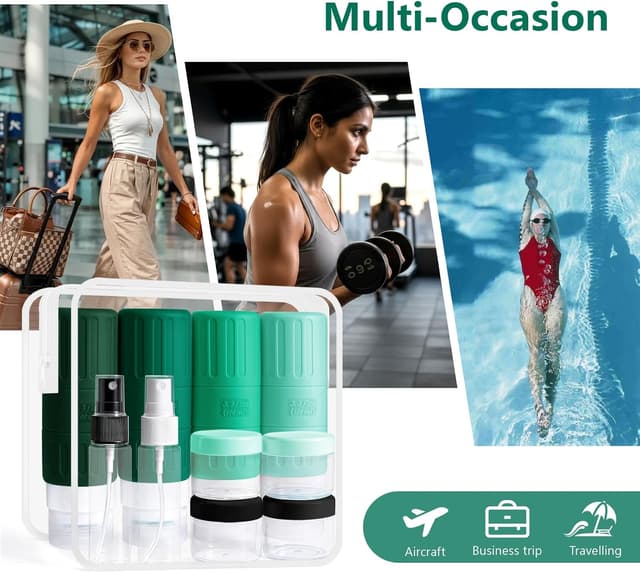 Thumbnail 6 de Yiorxu 18 Pack Travel Bottles for Toiletries