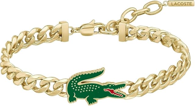 Detalle de Lacoste 2040227 Pulsera de cadena oro amarillo 🧿