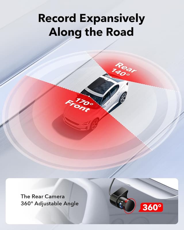 Detalle de REDTIGER F7NP Dash Cam 3,18 Pollici