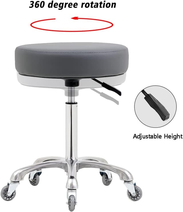 Thumbnail 6 de Ainilaily Rolling Stool 400 lbs