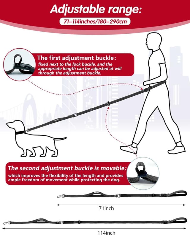 Detalle 2 de WANFIRE Freihandleine 9,5 ft đŠź