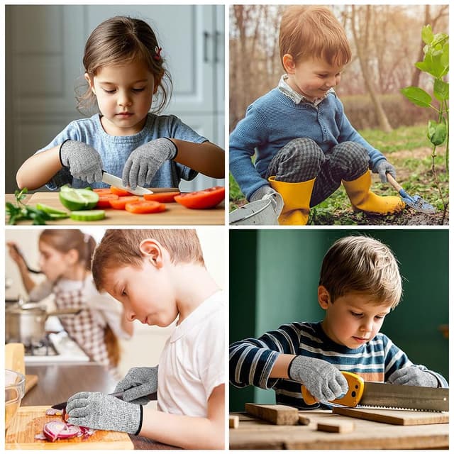 Thumbnail 4 de flintronic Guantes Anticorte Nivel 5 XS niño