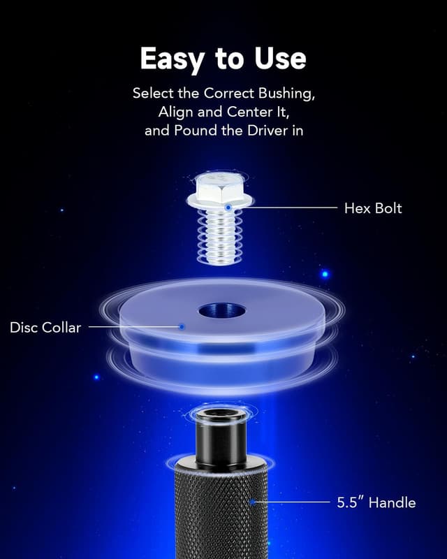 Thumbnail 6 de Orion Motor Tech Bearing Press Kit (10-Piece) with 9 Bearing Adapters and Seal Driver