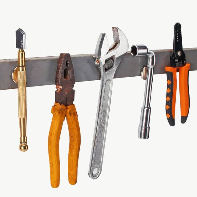 Detalle de Yizhet 50 Pack of 10 x 2 mm Neodymium magnets (small mini whiteboard, fridge & DIY) – white