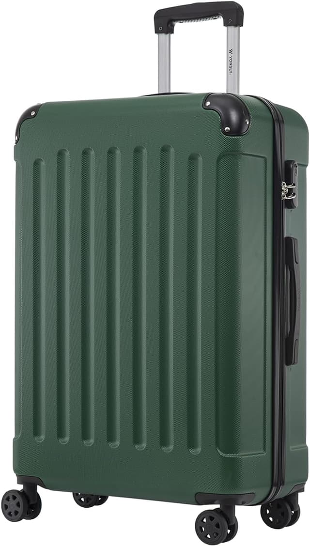 Detalle de yonsly Trolley XL Dunkelgrün 4 Rollen