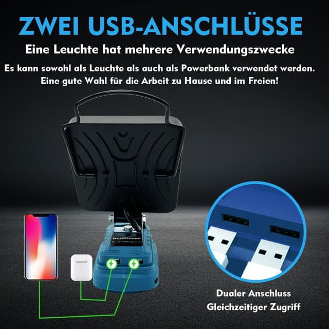 Thumbnail 6 de Akku Lampe Makita 18V 48W 4800LM