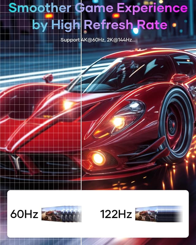 Thumbnail 4 de Nersligek 4K DisplayPort to HDMI Cable 2m — 4K@30Hz